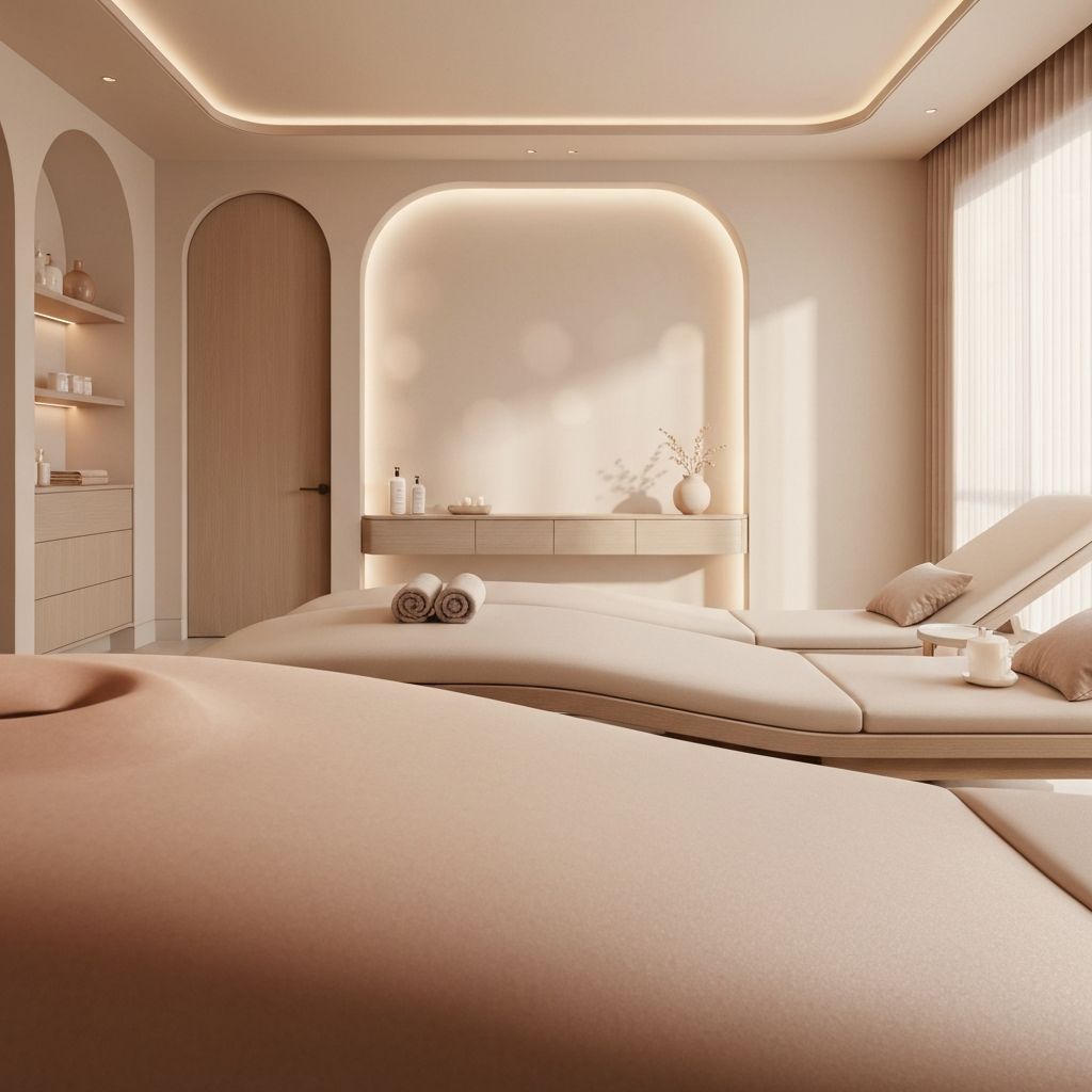 Luxury med spa interior